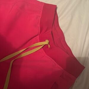 Women pink figs scrubs- selling as a set